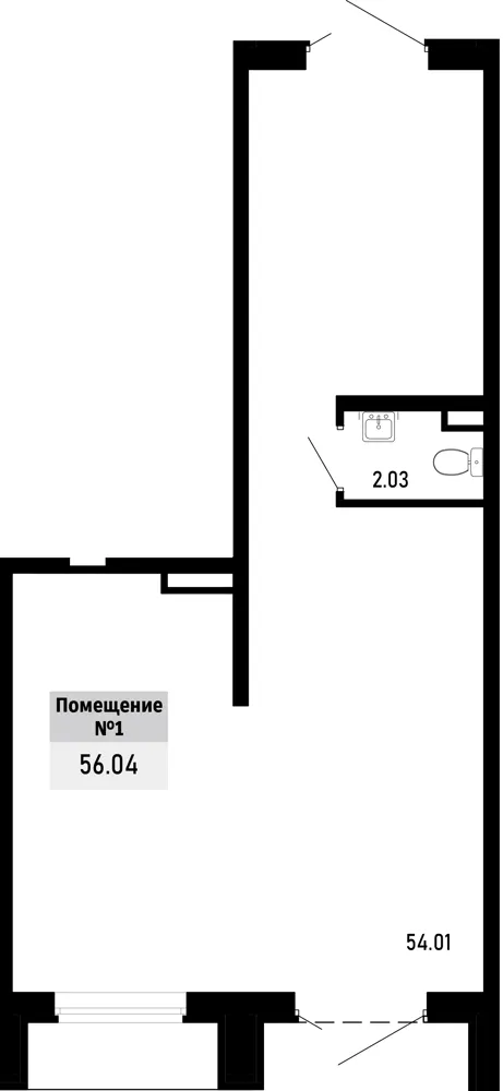 3-комн. 83.4 м²