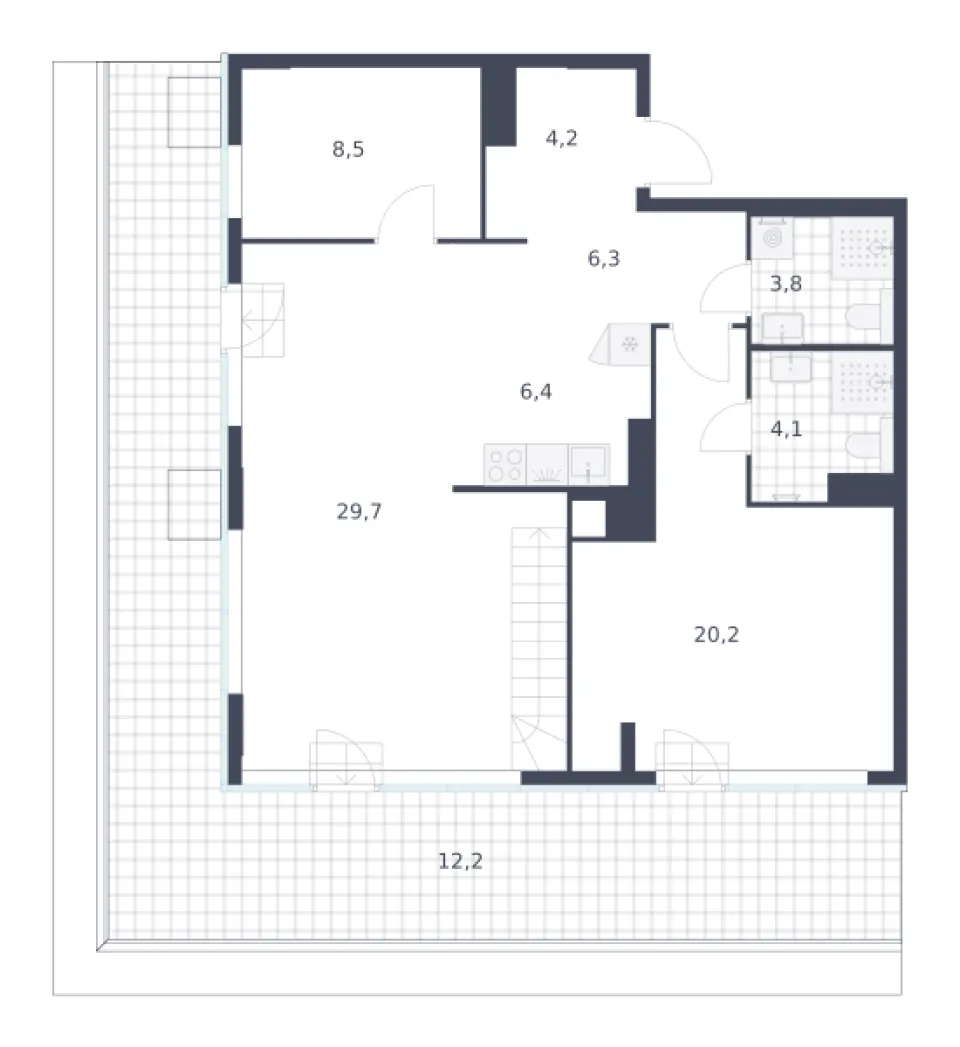 5-комн. 161,6 м²