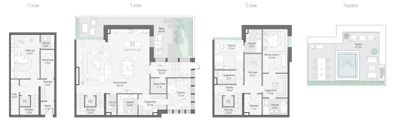3-комн. 330.4 м²