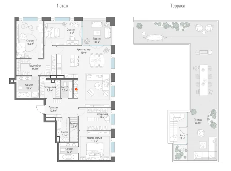 3-комн. 187.8 м²