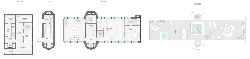 2-комн. 286.1 м²
