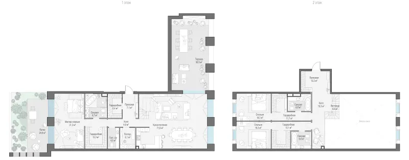 3-комн. 275.7 м²