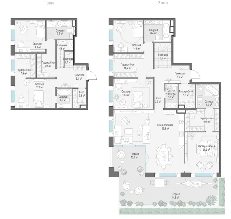 5-комн. 261.9 м²