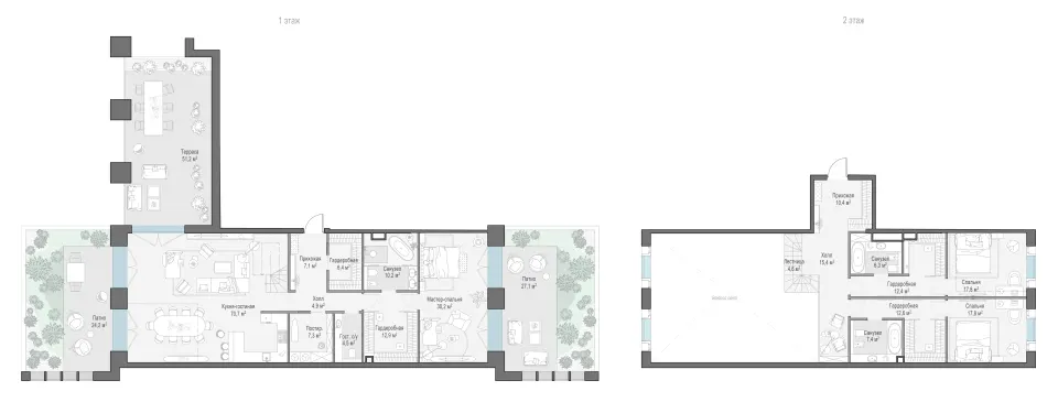 3-комн. 273,4 м²