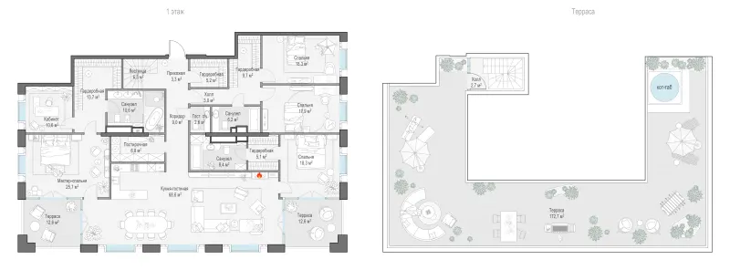 4-комн. 266.9 м²