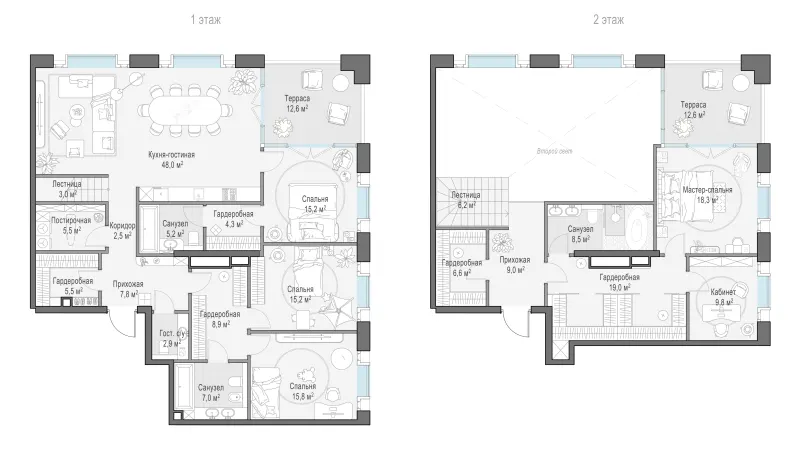 4-комн. 238.5 м²