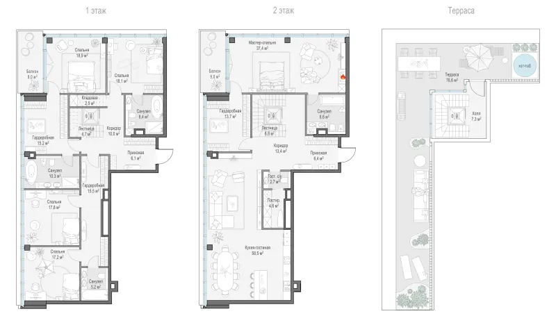5-комн. 307.8 м²
