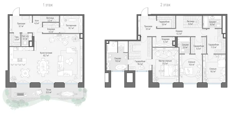 4-комн. 273.8 м²