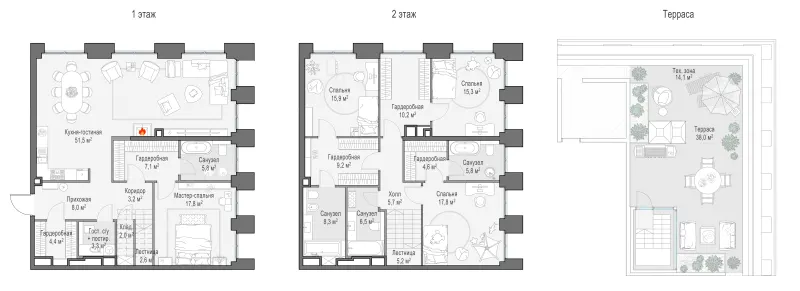 4-комн. 209.3 м²