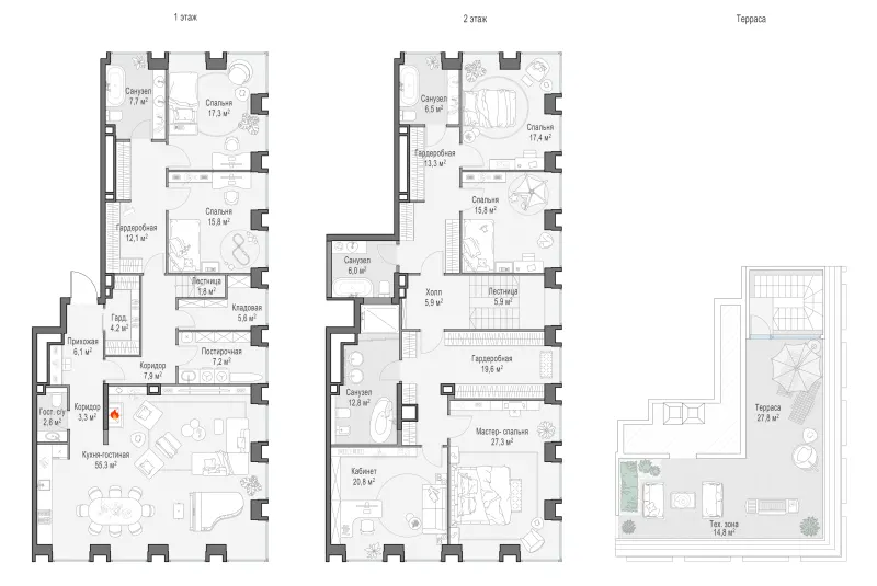 5-комн. 297.6 м²
