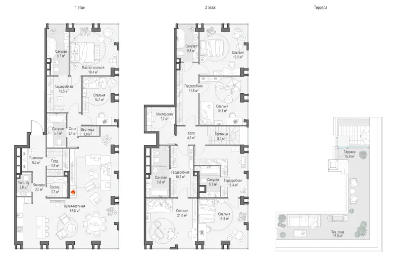 5-комн. 301.3 м²