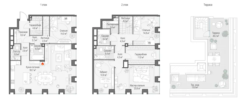 4-комн. 178.6 м²