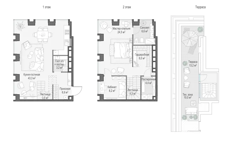 2-комн. 109.7 м²