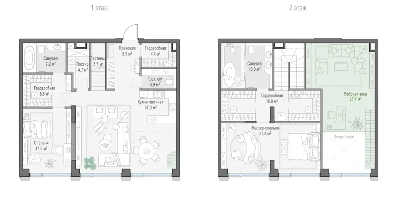 3-комн. 149.9 м²