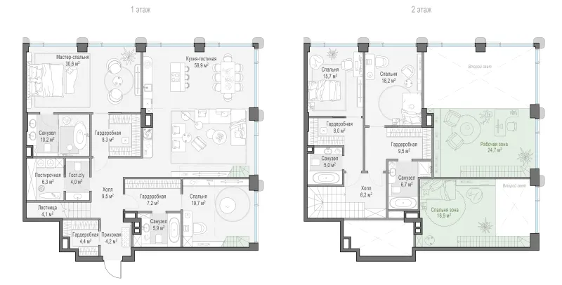 4-комн. 242.3 м²