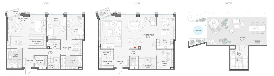 4-комн. 307,8 м²