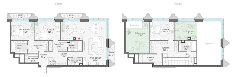 4-комн. 164,1 м²