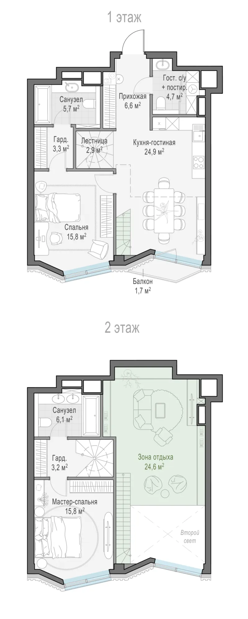 2-комн. 90.2 м²