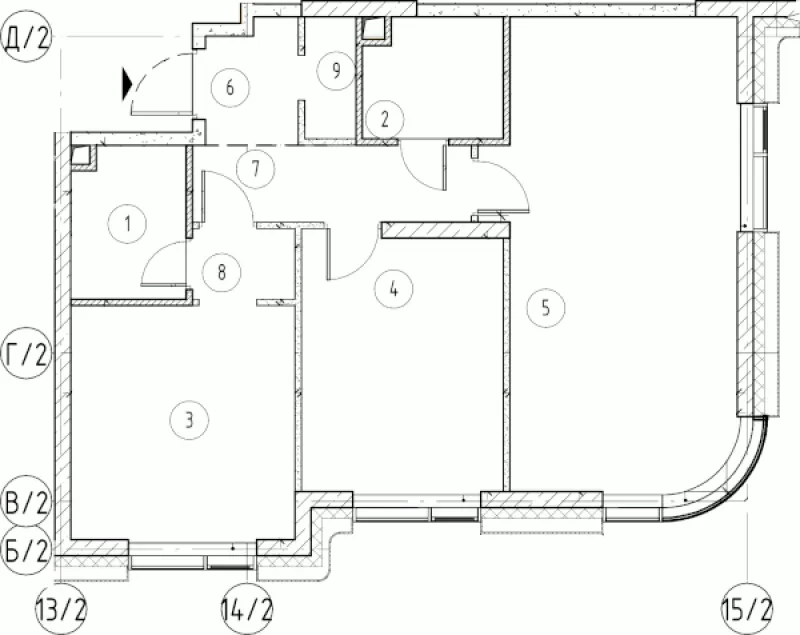 2-комн. 72.2 м²