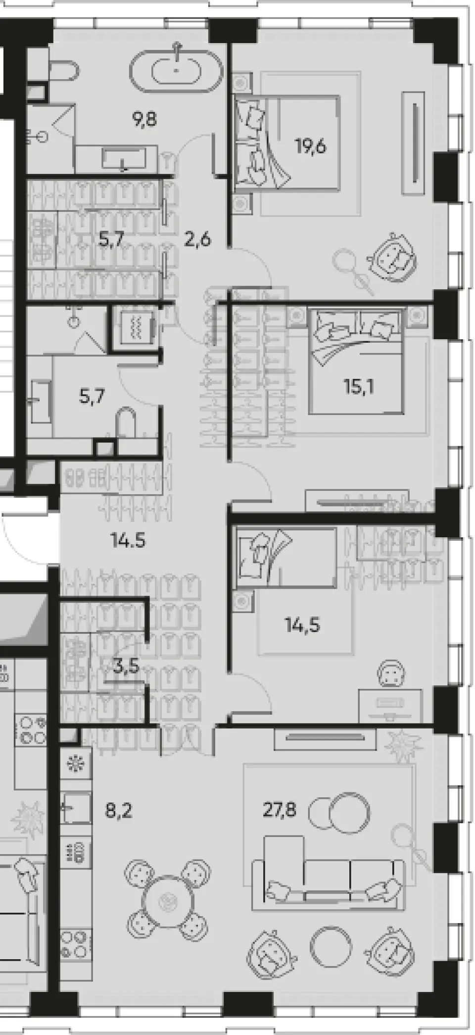 4-комн. 127,7 м²