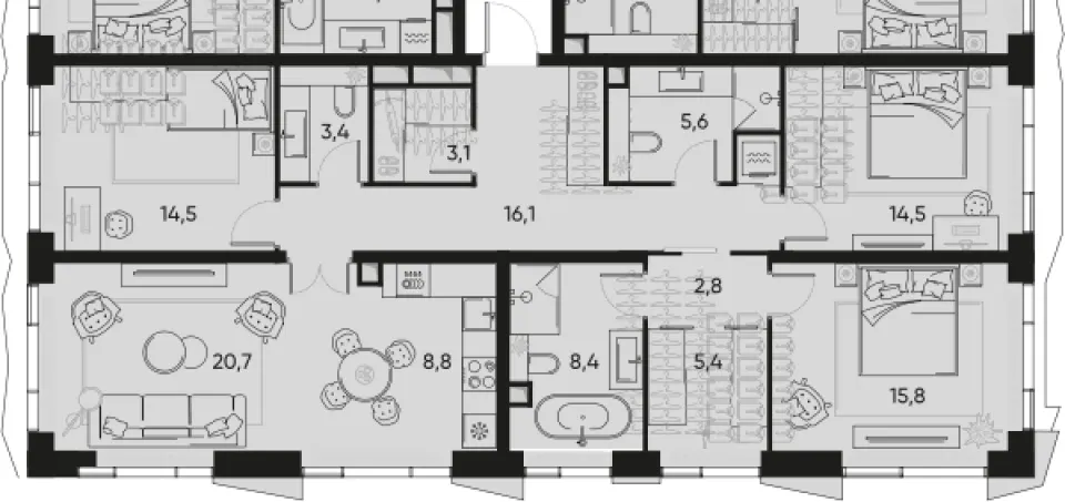 4-комн. 119,8 м²