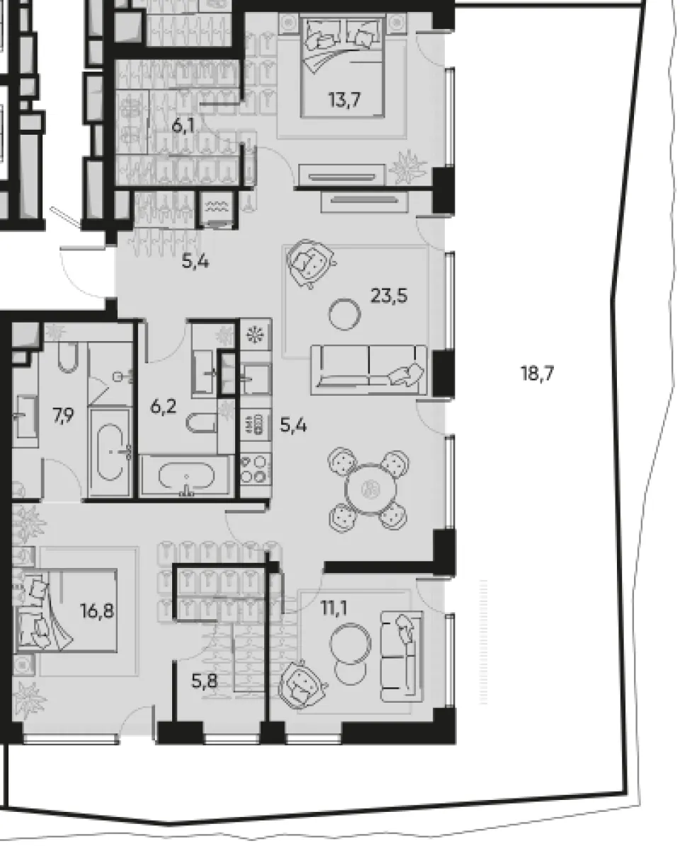 4-комн. 102,4 м²