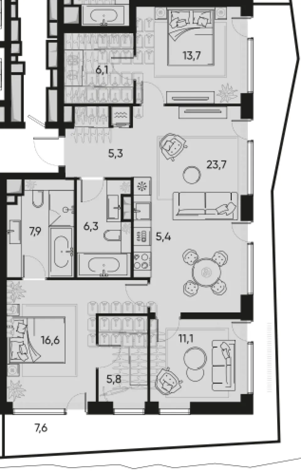 4-комн. 102,4 м²