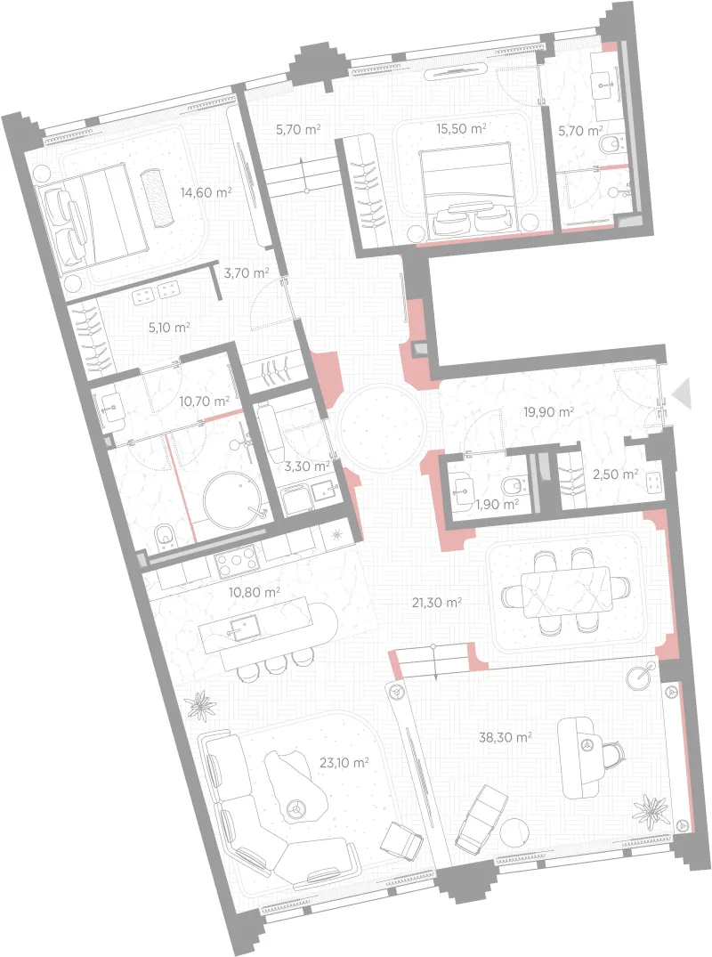 2-комн. 182.1 м²